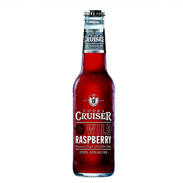 Rượu Trái Cây Vodka Cruiser Wild Raspberry 4.6% – Chai 275ml – Thùng 24 Chai