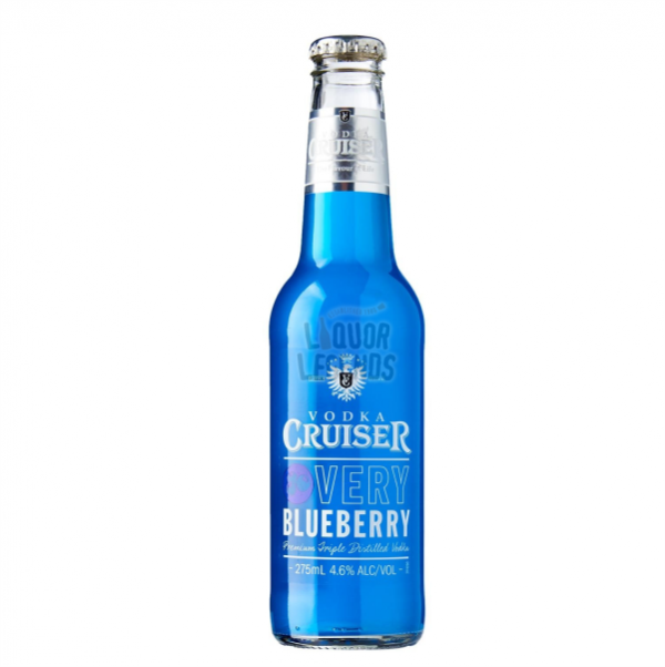 Rượu Trái Cây Vodka Cruiser Very Blueberry 4,6% – Chai 275ml – Thùng 24 Chai