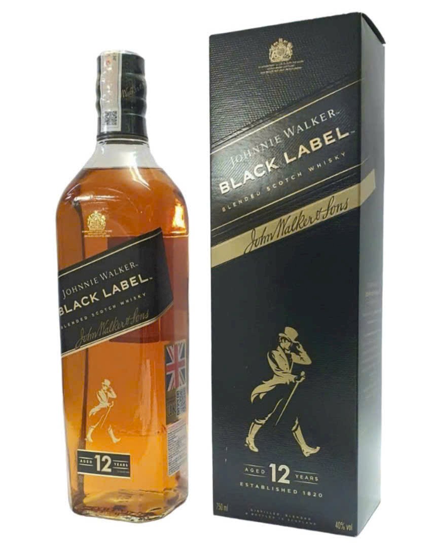 John Walker Black Label 750ml/40%vol.