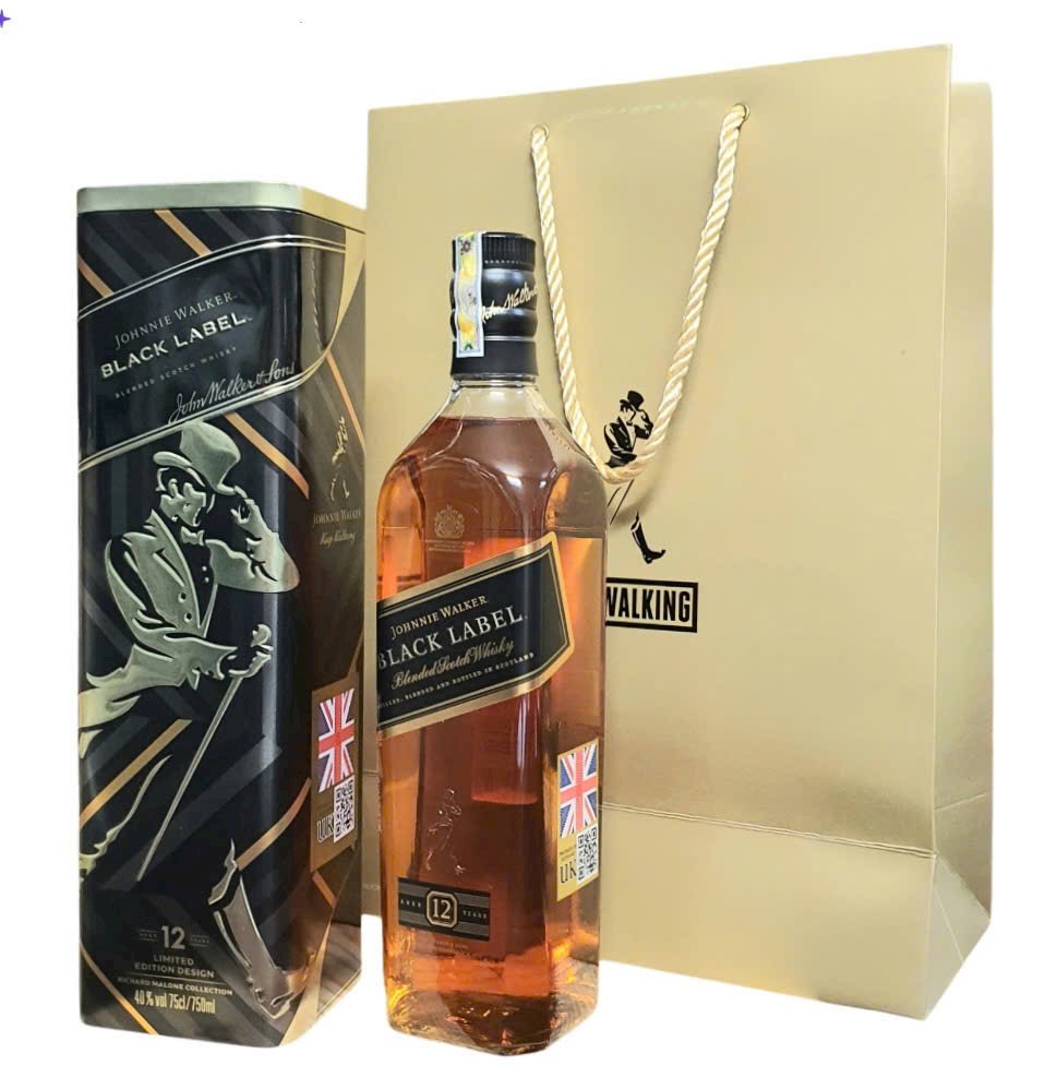 John Walker Black Label 750ml/40%vol.(Hộp quà tặng: F20)