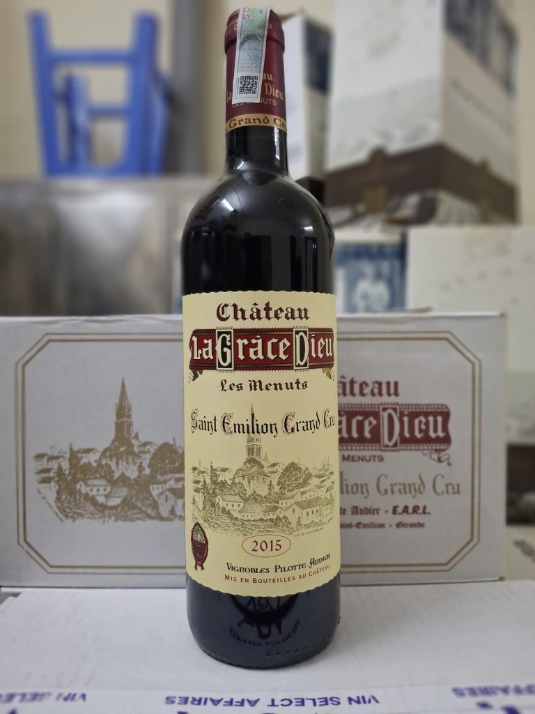 Château La Grace Dieu Les Menuts Saint-Émilion Grand Cru 2015 – Vang Pháp đẳng cấp, hậu vị sang trọng